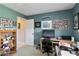 Cozy bedroom with shelves, desk and personal touches creating a welcoming space at 6405 Alesheba Ln, Sarasota, FL 34240