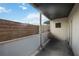 Enclosed back patio offering a private outdoor space at 6860 Whitman Ct # 32B, Sarasota, FL 34243