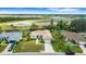 Aerial view of a lovely home with well-manicured landscaping and a two-car driveway at 9402 71St E Ave, Palmetto, FL 34221