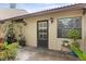 Charming front entrance with lovely landscaping and a well-maintained exterior at 1227 56Th St W # 1227, Bradenton, FL 34209