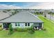 Aerial view of the backyard and surrounding neighborhood at 17898 Cherished Loop, Bradenton, FL 34211
