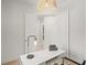 Bright home office with modern decor, zebra art, and an opened door at 1954 Goldenrod St, Sarasota, FL 34239