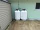 Exterior view of two propane tanks at 20170 Tralee Dr, Port Charlotte, FL 33952