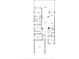 Detailed floor plan showcasing the layout of rooms, including bedrooms, living spaces, and garage at 208 Ariano Ave, Nokomis, FL 34275