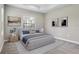 Tranquil bedroom with soft carpet, tray ceiling, and serene decor at 208 Ariano Ave, Nokomis, FL 34275