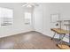 Sunlit bedroom featuring a desk and two windows for a bright atmosphere at 2085 Mattamy Ct, Venice, FL 34292