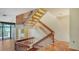 Staircase featuring terracotta flooring and ample natural light at 222 Beach Rd # 7, Sarasota, FL 34242