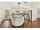 Updated kitchen featuring granite countertops, stainless steel appliances, and white cabinetry at 2515 Huntington Ave, Sarasota, FL 34232
