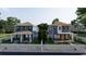 Pair of charming homes with inviting front porches and meticulously landscaped yards at 4755 11Th S Ave, St Petersburg, FL 33711