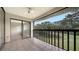 Relaxing patio offers gorgeous view of nearby lake at 5255 Lake Village Dr # 40, Sarasota, FL 34235
