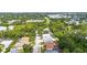 Picture of a quiet neighborhood with lush greenery, sidewalks, and tidy houses with screened pools at 743 Stonecrest Dr, Sarasota, FL 34232