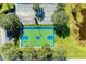 Aerial view of basketball court with parking area at 8772 Stone Harbour Loop, Bradenton, FL 34212