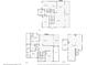 Floor plan depicting layout of basement, first floor and second floor of home at 8963 Fishermens Bay Dr, Sarasota, FL 34231