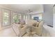 Inviting living room with neutral tones, comfortable seating, and large windows, offering a relaxing space at 8963 Fishermens Bay Dr, Sarasota, FL 34231