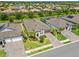 Aerial view of single Gathering home in a residential neighborhood at 926 Fernleaf Run, Bradenton, FL 34212