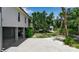 Exterior elevated house with lots of space for parking and backyard at 105 Shore Rd, Nokomis, FL 34275