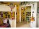 Bright bedroom with a lofted bed, mirrored closet doors and fun, unique decorations at 1505 43Rd Avenue W Dr, Palmetto, FL 34221