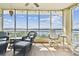 Open-air balcony featuring comfortable seating, panoramic views, and a cozy ambiance at 2825 Terra Ceia Bay Blvd # 1804, Palmetto, FL 34221