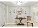 Inviting foyer with elegant decor, console table, mirror, and stylish accents at 2825 Terra Ceia Bay Blvd # 1804, Palmetto, FL 34221