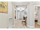 Entryway featuring an elegant chandelier, decorative accents, and wood-look flooring at 2825 Terra Ceia Bay Blvd # 1804, Palmetto, FL 34221