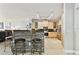 Bright kitchen features a breakfast bar with stone accent wall and modern stainless steel appliances at 2825 Terra Ceia Bay Blvd # 1804, Palmetto, FL 34221