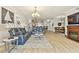 Inviting living room showcasing a comfortable seating arrangement and a glimpse of the dining and kitchen areas at 2825 Terra Ceia Bay Blvd # 1804, Palmetto, FL 34221