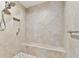 Beautiful shower with tile surround, built-in bench, and modern fixtures at 2825 Terra Ceia Bay Blvd # 1804, Palmetto, FL 34221