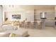 Stylish kitchen with modern appliances and an open concept design to the living area at 290 Cocoanut Ave # 6A, Sarasota, FL 34236