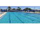 Large swimming pool with swimmers enjoying the clear blue water on a sunny day at 3634 Torrey Pines Way Way, Sarasota, FL 34238
