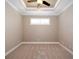 Comfortable bedroom featuring a ceiling fan and shutters at 4949 Savona Run, Bradenton, FL 34211