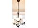 Close up of the chandelier at 4949 Savona Run, Bradenton, FL 34211
