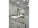 Bathroom vanity with granite countertop, modern faucet, and square sink at 5207 86Th Street W Ct, Bradenton, FL 34210
