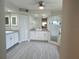 Bright bathroom features double vanities, tile flooring and a walk in shower at 5207 86Th Street W Ct, Bradenton, FL 34210