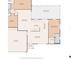 Detailed floor plan showing layout of the kitchen, bedrooms, living room, and screened porch at 5433 81St Avenue E Cir, Palmetto, FL 34221