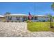 Charming single-story home boasts a manicured lawn and welcoming entrance at 619 Albee Farm N Rd, Nokomis, FL 34275