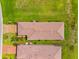 Aerial view of tile roof and manicured lawn at 6791 Alstead Cir, Bradenton, FL 34202