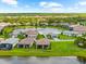 Community aerial view featuring pond views and well-maintained homes at 6791 Alstead Cir, Bradenton, FL 34202