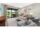 Bright living room with a patio view, comfortable seating, and lots of natural light at 6791 Alstead Cir, Bradenton, FL 34202