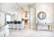 Bright kitchen with island seating, perfect for entertaining or casual meals at 831 Palmetto Ne Dr, Port Charlotte, FL 33952