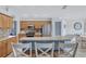 Bright kitchen featuring stainless steel appliances, lots of counter space, and bar seating at 1126 Barclay Wood Dr, Ruskin, FL 33570