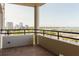 Elevated balcony view showcasing the cityscape, bay, and marina at 1255 N Gulfstream Ave # 1104, Sarasota, FL 34236