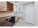 Bright office area with built-in desk and storage at 1255 N Gulfstream Ave # 1104, Sarasota, FL 34236
