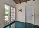Bright entryway featuring unique floor tile and a glass paneled door that lets in natural light at 1808 Coquina Dr, Sarasota, FL 34231