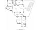 Floor plan of a house featuring multiple bedrooms, a living room, a dining area, a kitchen, and a swimming pool at 1808 Coquina Dr, Sarasota, FL 34231