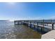 The community features a private wooden dock extending into the tranquil bay waters at 2107 Palma Sola Blvd # 7, Bradenton, FL 34209