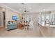 Spacious living room featuring neutral tones, comfortable seating, and an open floor plan at 315 Sapphire Lake Dr # 101, Bradenton, FL 34209