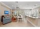 Open floor plan with bright living and kitchen spaces at 315 Sapphire Lake Dr # 101, Bradenton, FL 34209