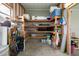 A storage area features ample shelving space perfect for storage needs and organization at 3818 Chris Dr, Wesley Chapel, FL 33543