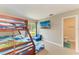 bedroom with bunk beds and en suite bathroom at 3903 Bayside Dr, Bradenton, FL 34210