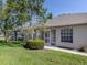 Screened in patio for outdoor enjoyment and views of the backyard at 4153 Fairway Dr, North Port, FL 34287